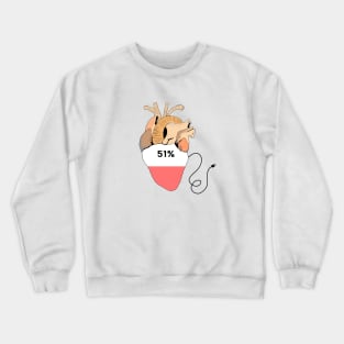 Heart charging Crewneck Sweatshirt